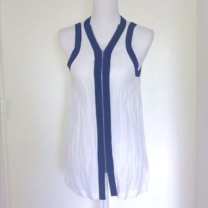 NWOT Trouvé White and Black Top Size Small